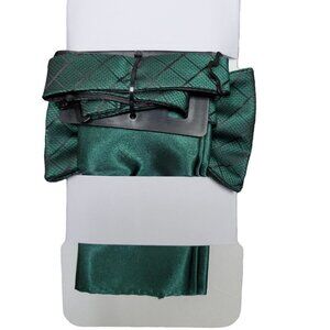 ALFANI Men's Silk Bowtie and Pocket Square Combo.